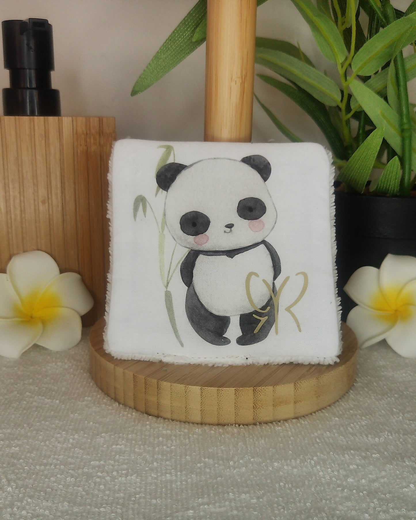 LINGETTES lavables zéro déchet – bambou & coton – motifs ANIMAUX