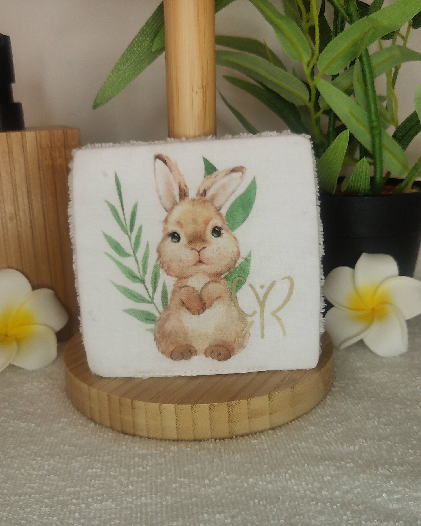LINGETTES lavables zéro déchet – bambou & coton – motifs ANIMAUX