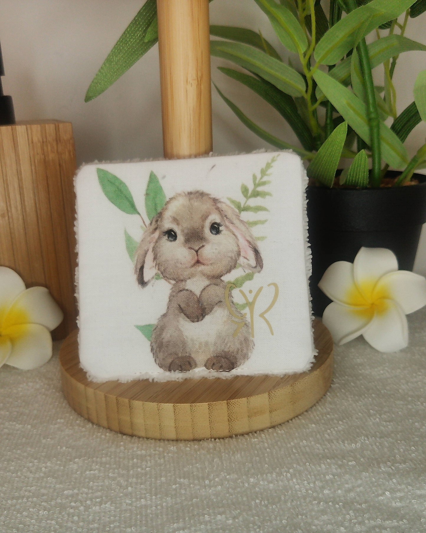 LINGETTES lavables zéro déchet – bambou & coton – motifs ANIMAUX