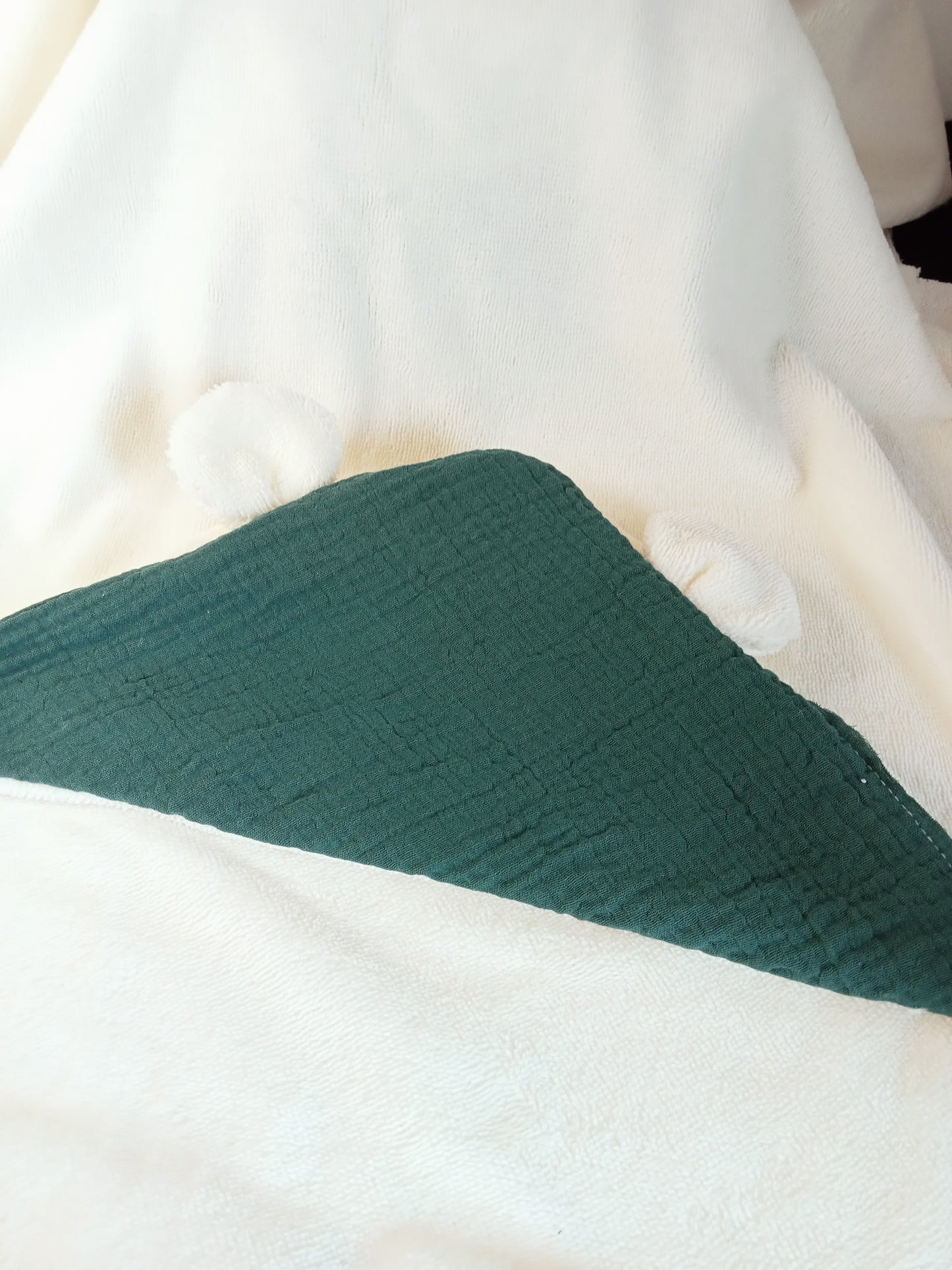 A - CAPE de bain BB  WRAP - L'INCONTOURNABLE Classique - Bambou - sortie/Serviette de bain - Naissance