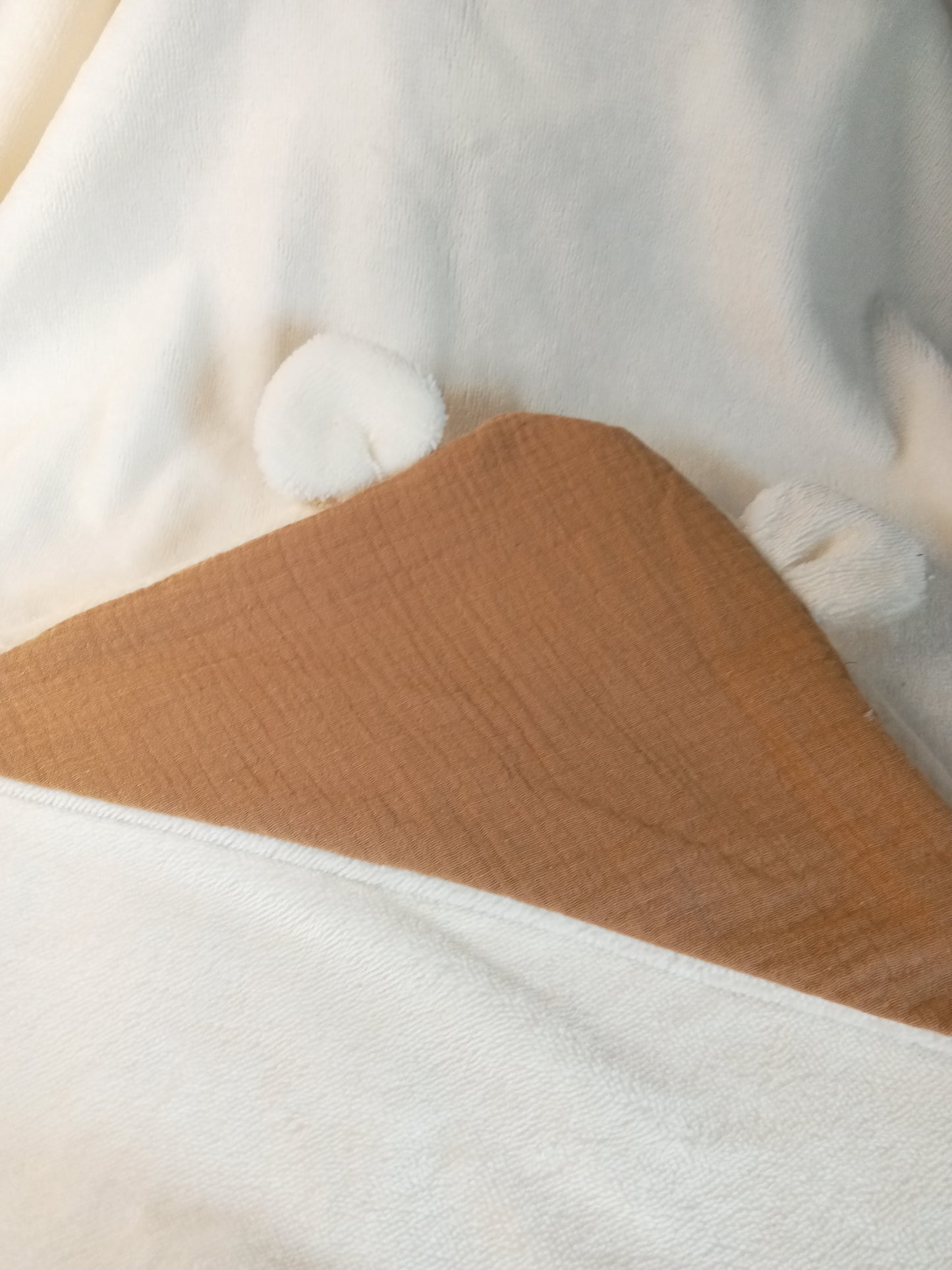 A - CAPE de bain BB  WRAP - L'INCONTOURNABLE Classique - Bambou - sortie/Serviette de bain - Naissance