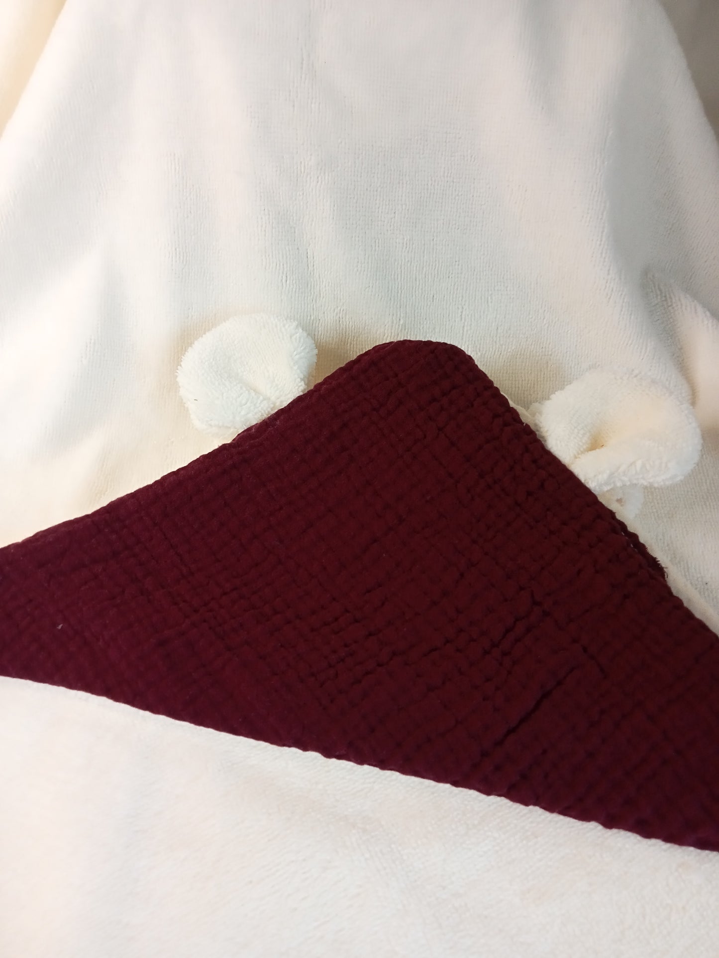 A - CAPE de bain BB  WRAP - L'INCONTOURNABLE Classique - Bambou - sortie/Serviette de bain - Naissance