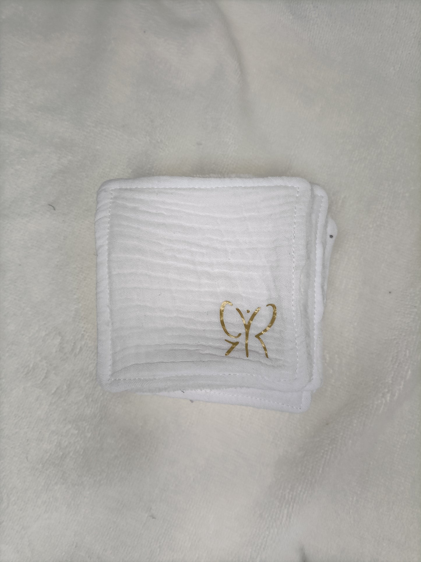 Lingettes Bambou - simple face - carré coton lavable - zéro déchet