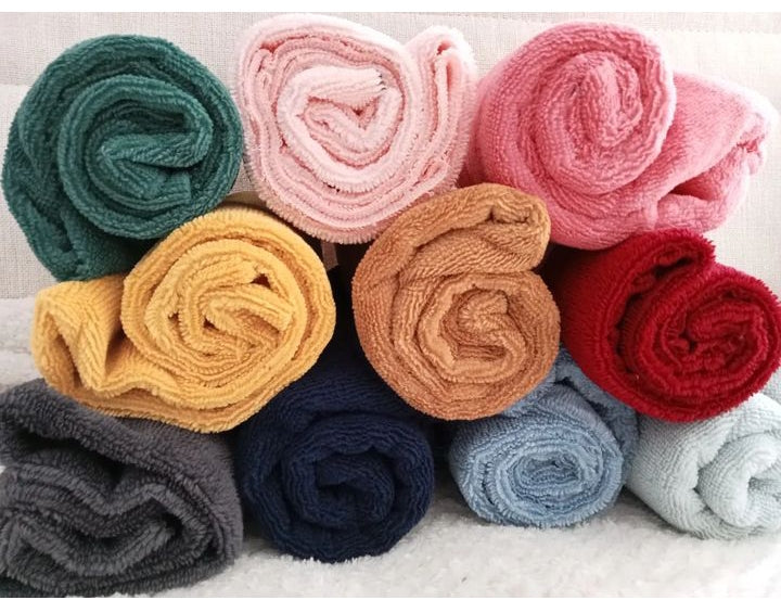 A - LOT Serviettes Bambou - salle de bain - Adultes - lots de 4 serviettes